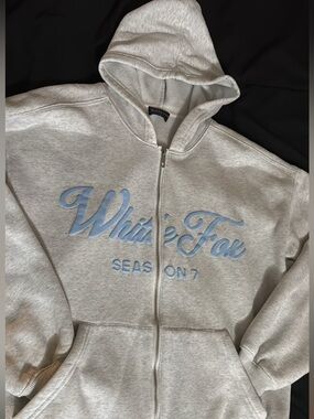 White Fox Full Zip Hoodie